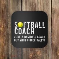 Softball Softball Dad Softball Coach Coaster thumb 0