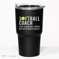 Softball Softball Dad Softball Coach Tumbler thumb 0