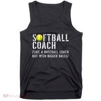 Softball Softball Dad Softball Coach Tank Top thumb 0