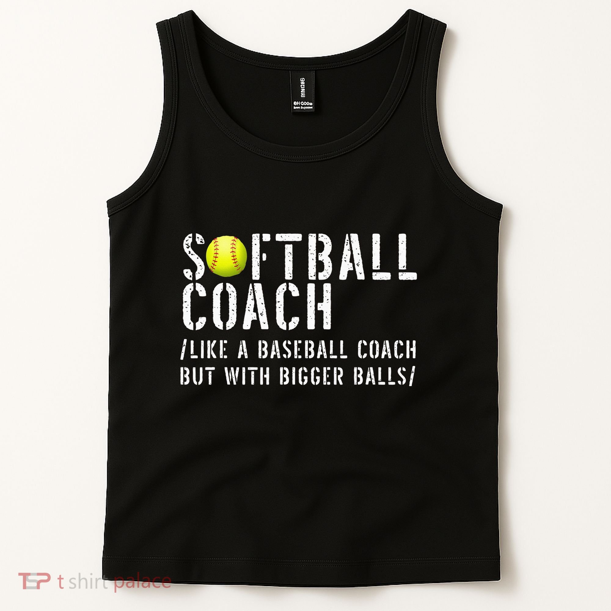 Softball Softball Dad Softball Coach Tank Top