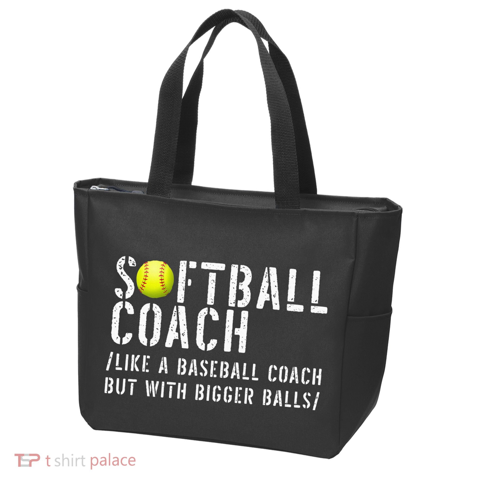 Softball Softball Dad Softball Coach Tote Bag