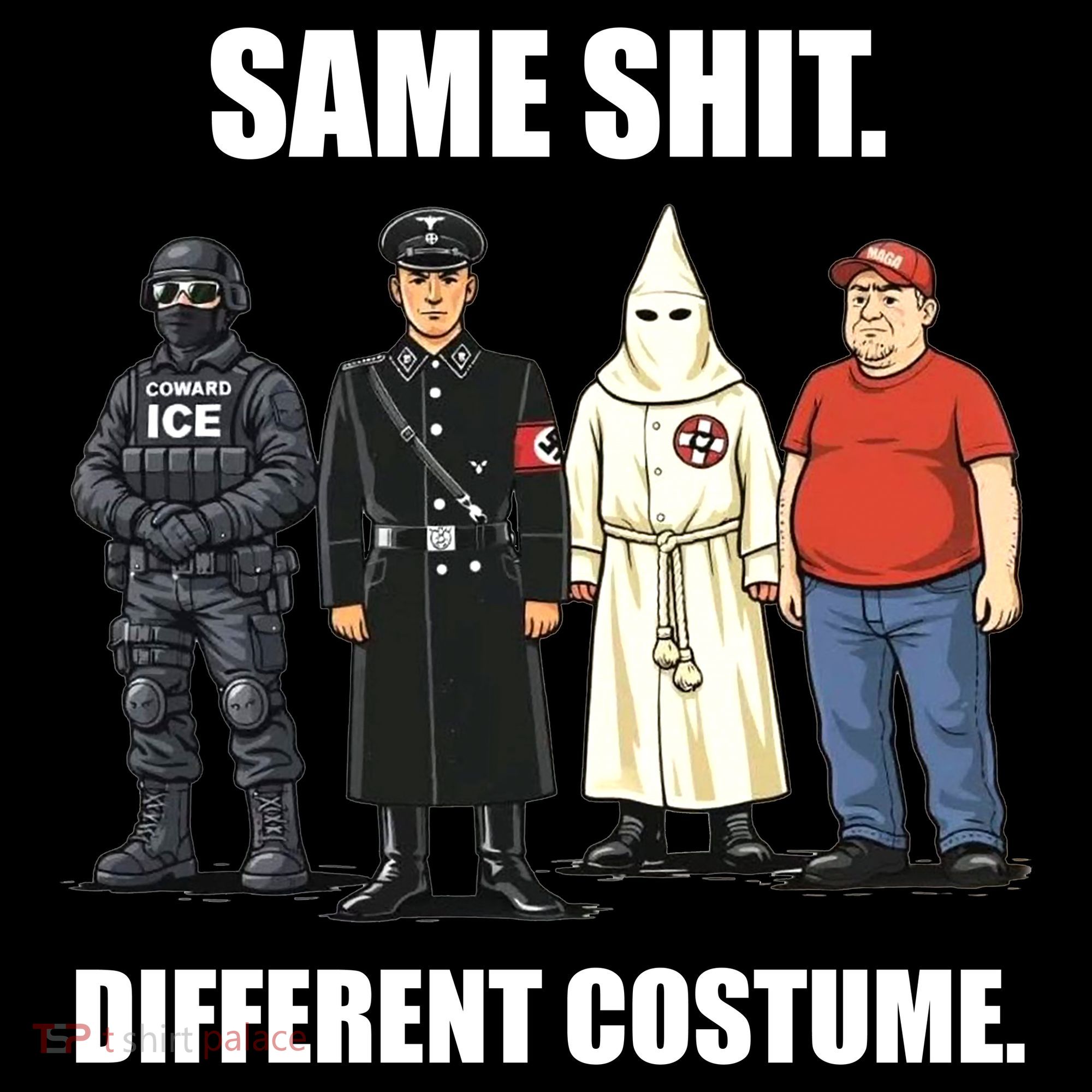 Same Shit Different Costume Anti ICE Bucket Hat