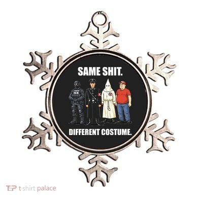 Same Shit Different Costume Anti ICE Ornament