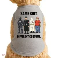 Same Shit Different Costume Anti ICE Doggie Tank thumb 0