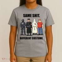 Same Shit Different Costume Anti ICE T-Shirt thumb 4