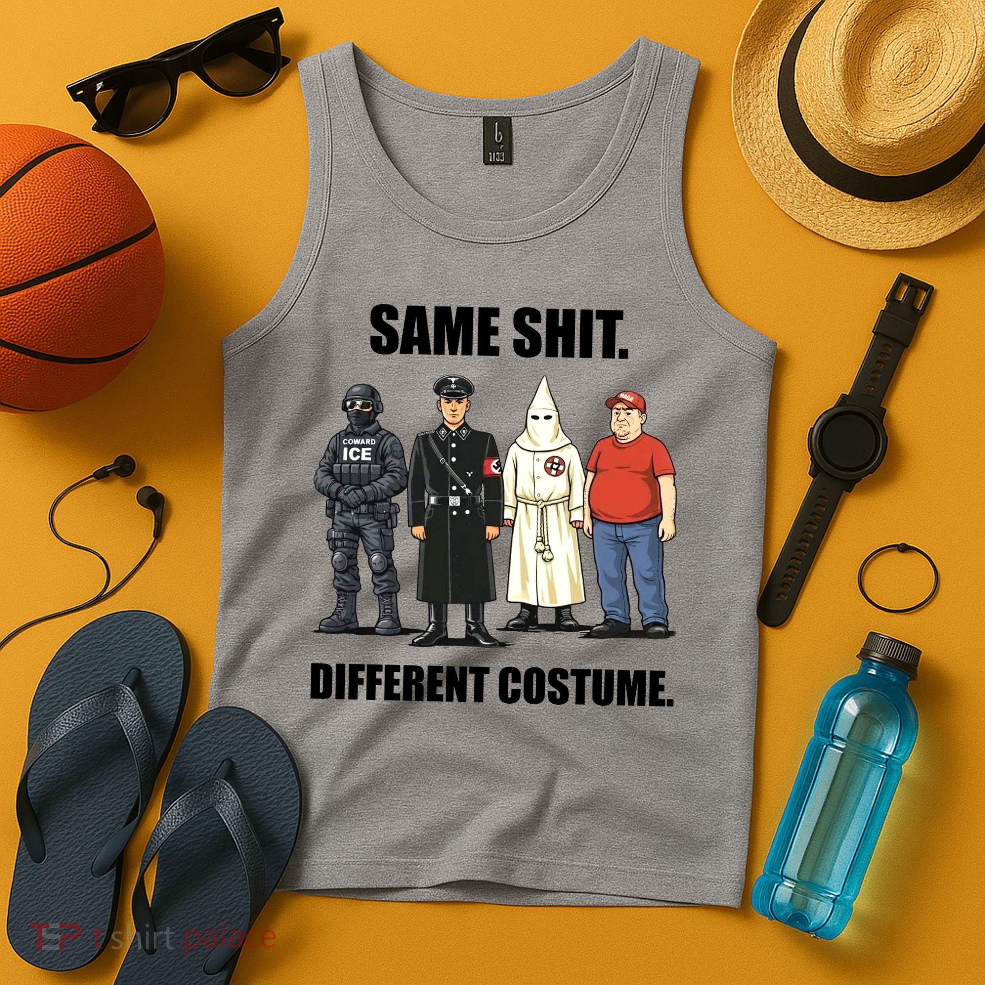 Same Shit Different Costume Anti ICE Tank Top