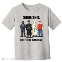 Same Shit Different Costume Anti ICE Toddler T-Shirt thumb 0