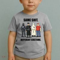 Same Shit Different Costume Anti ICE Toddler T-Shirt thumb 2