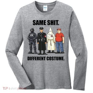 Same Shit Different Costume Anti ICE Women's Long Sleeve Shirt
