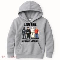 Same Shit Different Costume Anti ICE Kids Hoodie thumb 0