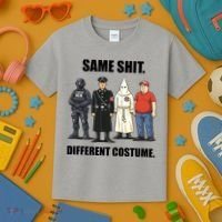 Same Shit Different Costume Anti ICE Kids T-Shirt thumb 3