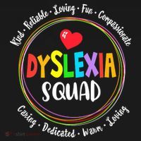School Support Dyslexia Squad Awareness Month Teacher Doggie Tank thumb 4