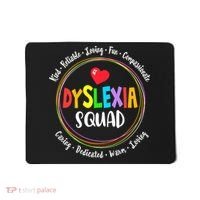 School Support Dyslexia Squad Awareness Month Teacher Mousepad thumb 0