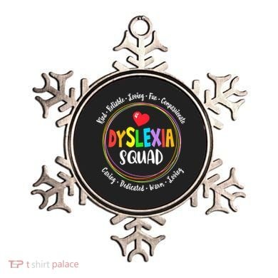School Support Dyslexia Squad Awareness Month Teacher Ornament