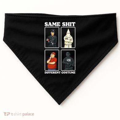 Same Shit Different Costume Funny Political Politics USA-Made Doggie Bandana
