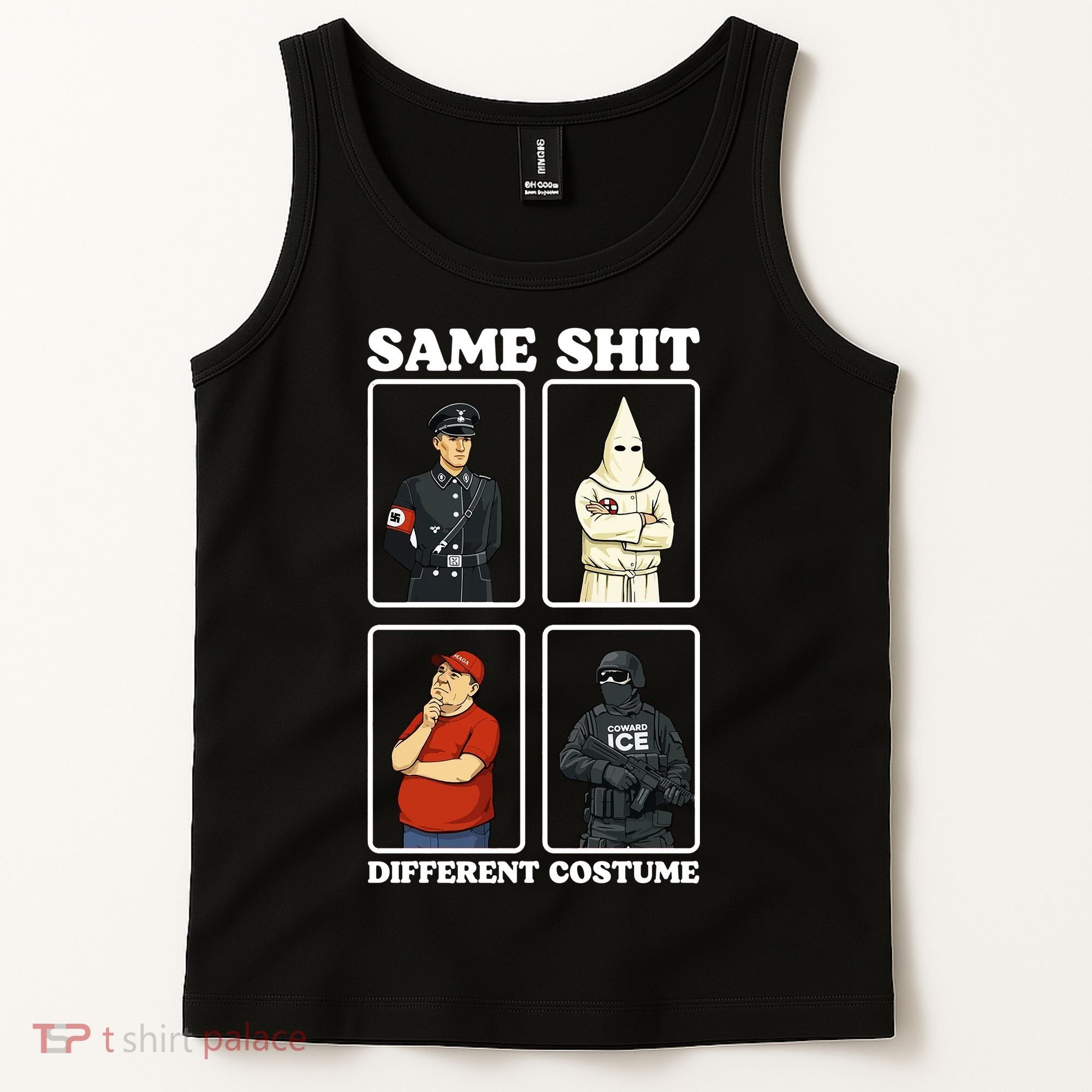 Same Shit Different Costume Funny Political Politics Tank Top