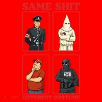 Same Shit Different Costume Funny Political Politics Santa Hat thumb 1