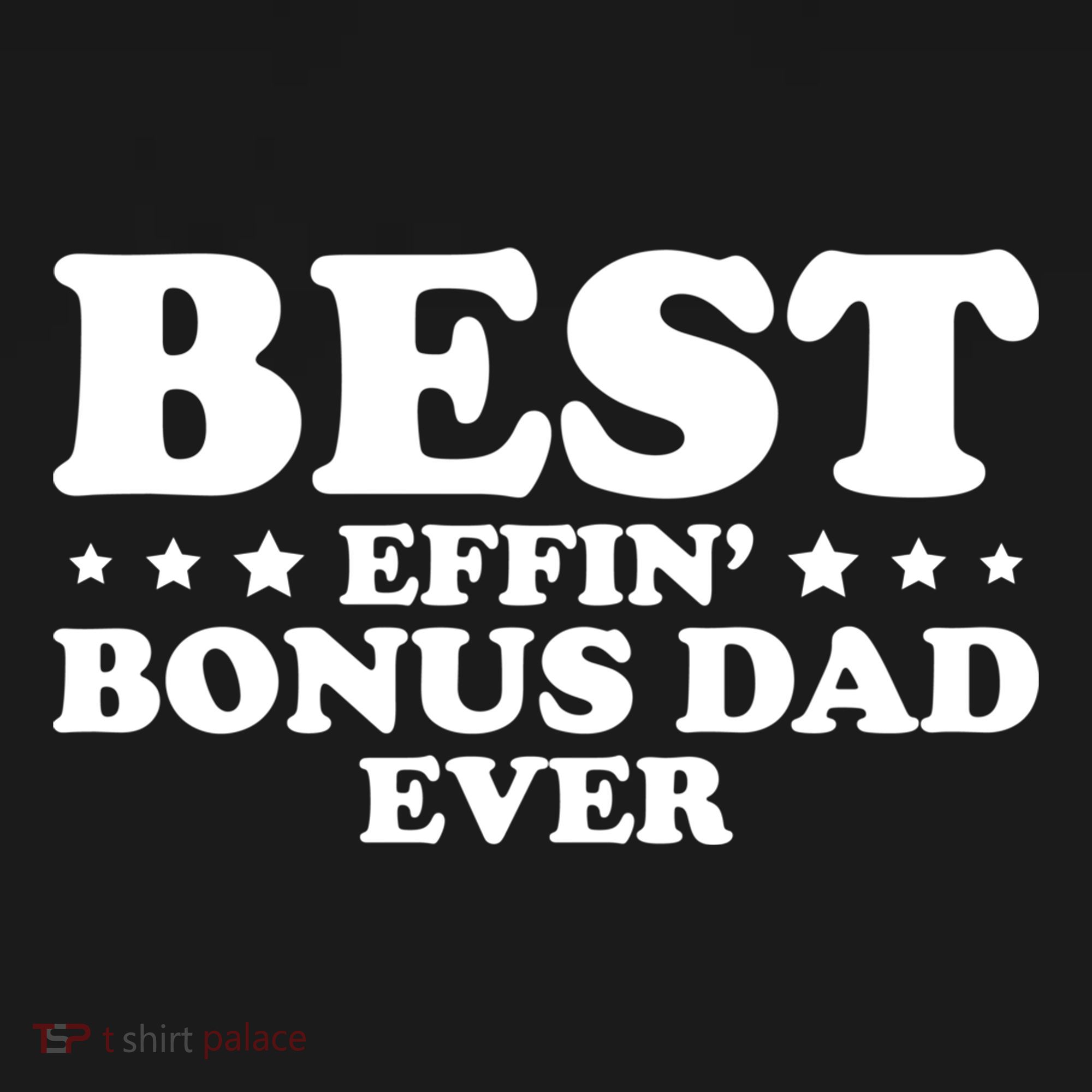 Stepdad Step Dad Best Effin Bonus Dad Ever Fathers Day Cute Gift USA-Made Doggie Bandana