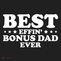 Stepdad Step Dad Best Effin Bonus Dad Ever Fathers Day Cute Gift Beanie thumb 2