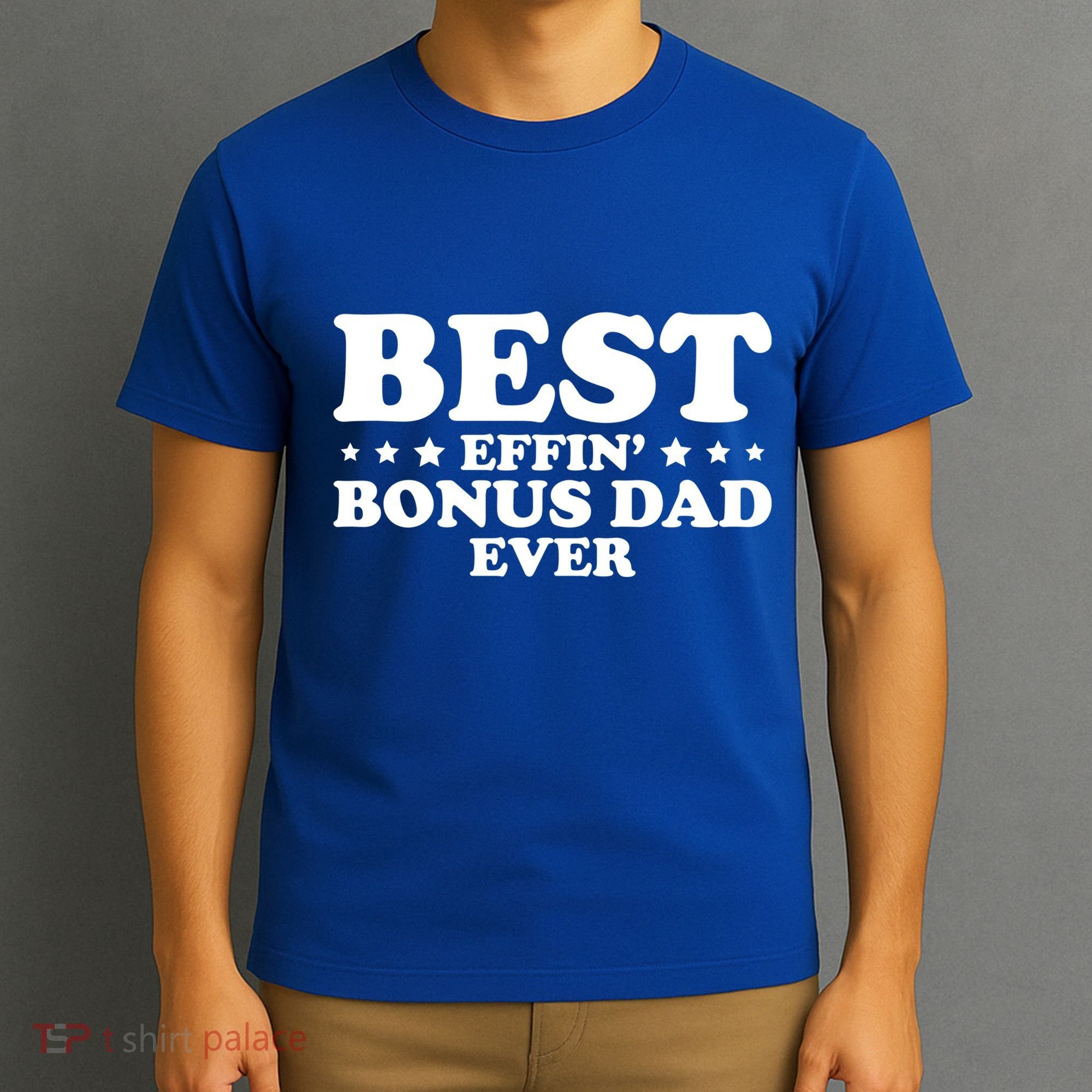 Stepdad Step Dad Best Effin Bonus Dad Ever Fathers Day Cute Gift T-Shirt
