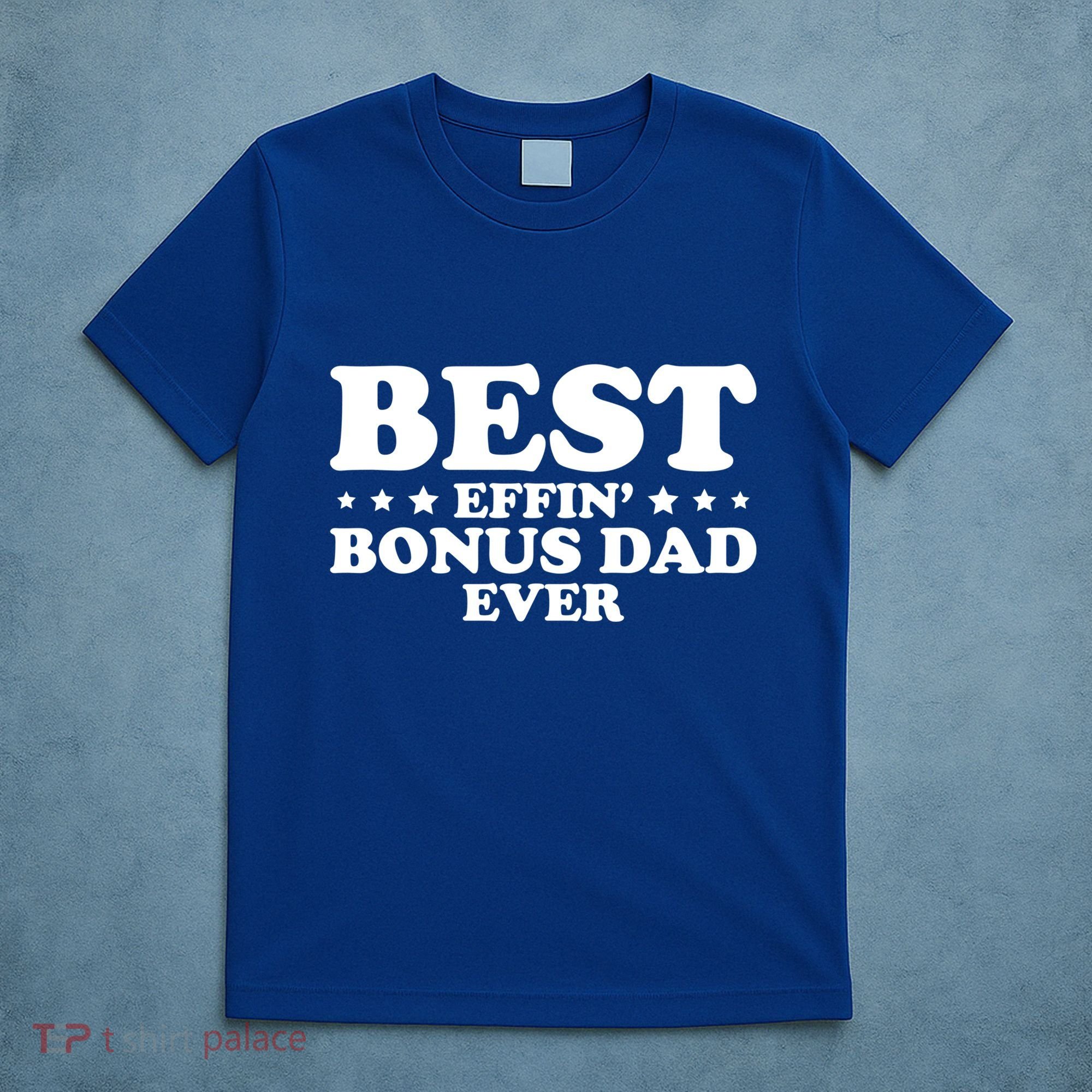 Stepdad Step Dad Best Effin Bonus Dad Ever Fathers Day Cute Gift T-Shirt