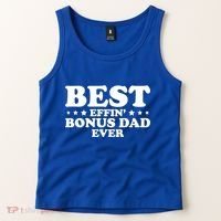 Stepdad Step Dad Best Effin Bonus Dad Ever Fathers Day Cute Gift Tank Top thumb 2