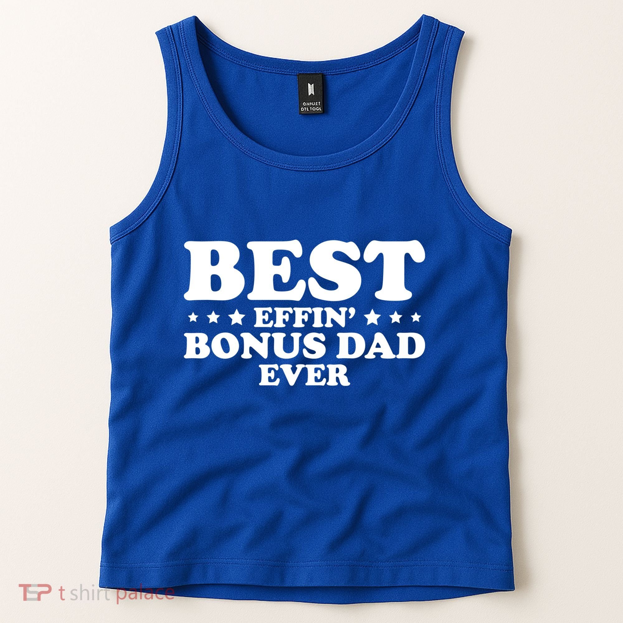 Stepdad Step Dad Best Effin Bonus Dad Ever Fathers Day Cute Gift Tank Top