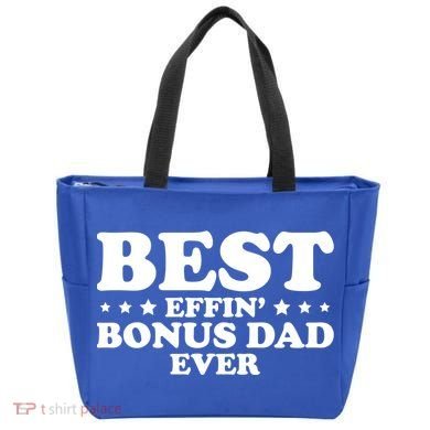 Stepdad Step Dad Best Effin Bonus Dad Ever Fathers Day Cute Gift Tote Bag