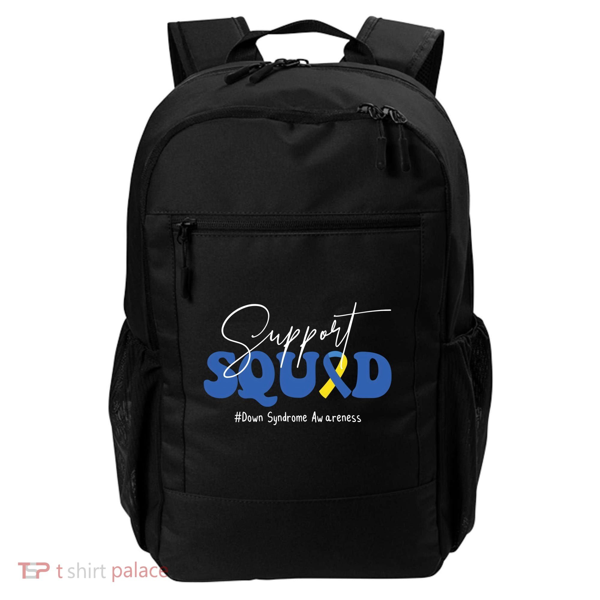 Support Squad Down Syndrome Awareness Month Backpack