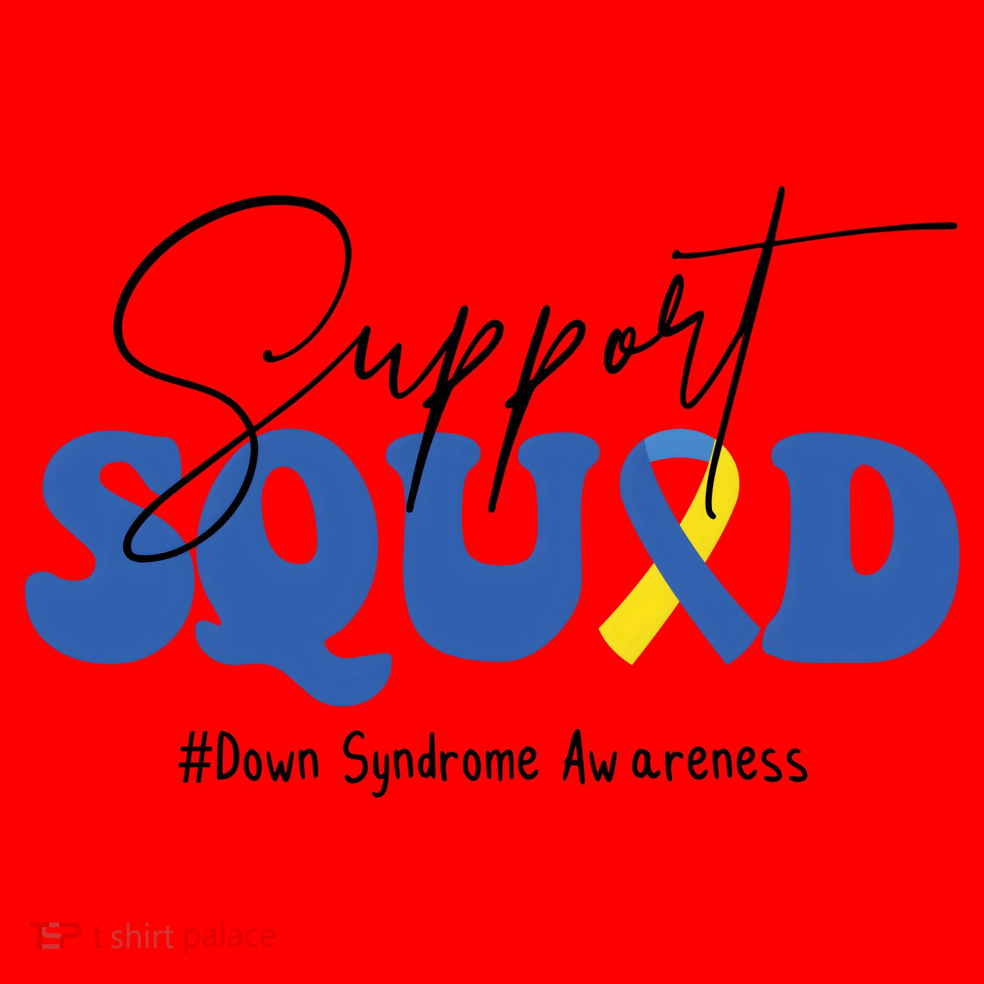 Support Squad Down Syndrome Awareness Month Santa Hat