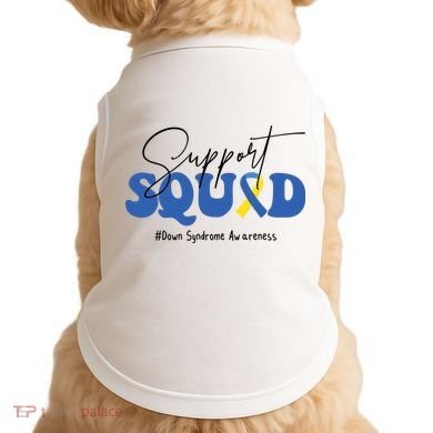 Support Squad Down Syndrome Awareness Month Doggie Tank