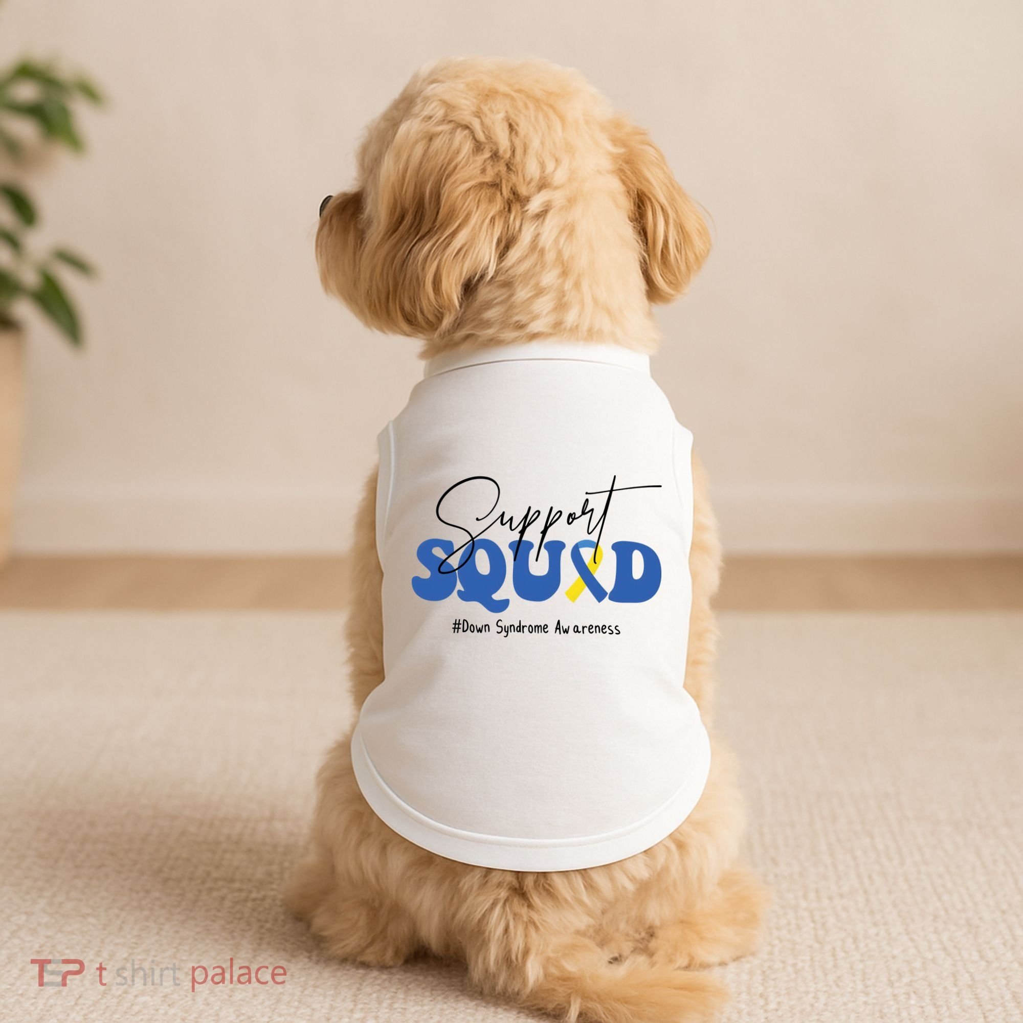 Support Squad Down Syndrome Awareness Month Doggie Tank