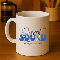 Support Squad Down Syndrome Awareness Month Coffee Mug thumb 4