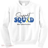 Support Squad Down Syndrome Awareness Month Kids Sweatshirt thumb 0