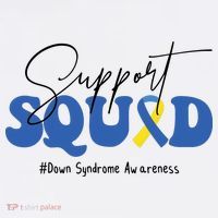 Support Squad Down Syndrome Awareness Month Kids Sweatshirt thumb 2