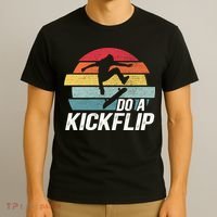 Skateboard Skateboarding Do A Kickflip Surfing Skate Skating T-Shirt thumb 3