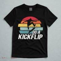 Skateboard Skateboarding Do A Kickflip Surfing Skate Skating T-Shirt thumb 5
