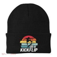 Skateboard Skateboarding Do A Kickflip Surfing Skate Skating Beanie thumb 0