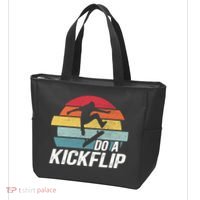 Skateboard Skateboarding Do A Kickflip Surfing Skate Skating Tote Bag thumb 3