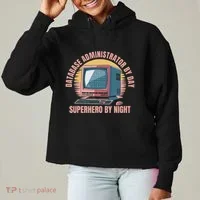 Sql Security Data Dbms Database Administrator Ladies Heavyweight Boxy Pullover Hoodie thumb 0