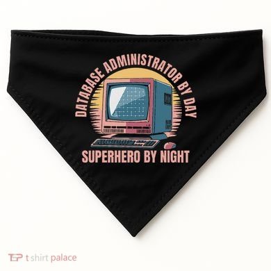 Sql Security Data Dbms Database Administrator USA-Made Doggie Bandana