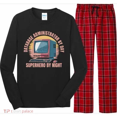 Sql Security Data Dbms Database Administrator Long Sleeve Pajama Set