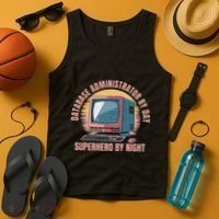 Sql Security Data Dbms Database Administrator Tank Top thumb 4
