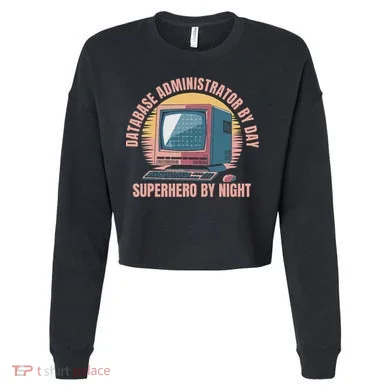 Sql Security Data Dbms Database Administrator Cropped Pullover Crew