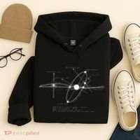 Solar Systems Diagram Astronomy Lover Astronomer Space Gift Hoodie thumb 4