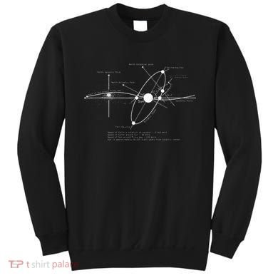 Solar Systems Diagram Astronomy Lover Astronomer Space Gift Sweatshirt