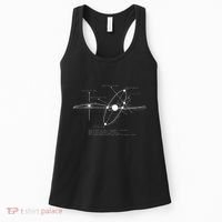 Solar Systems Diagram Astronomy Lover Astronomer Space Gift Women's Tank Top thumb 0