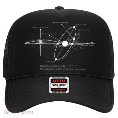 Solar Systems Diagram Astronomy Lover Astronomer Space Gift Hat