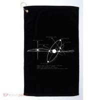 Solar Systems Diagram Astronomy Lover Astronomer Space Gift Golf Towel thumb 0