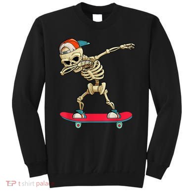 Skeleton Skateboard Dabbing Skate Skeleton TShirt Sweatshirt